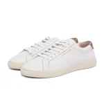 Classic White Sneakers – Essential Urban Leather Low-Top