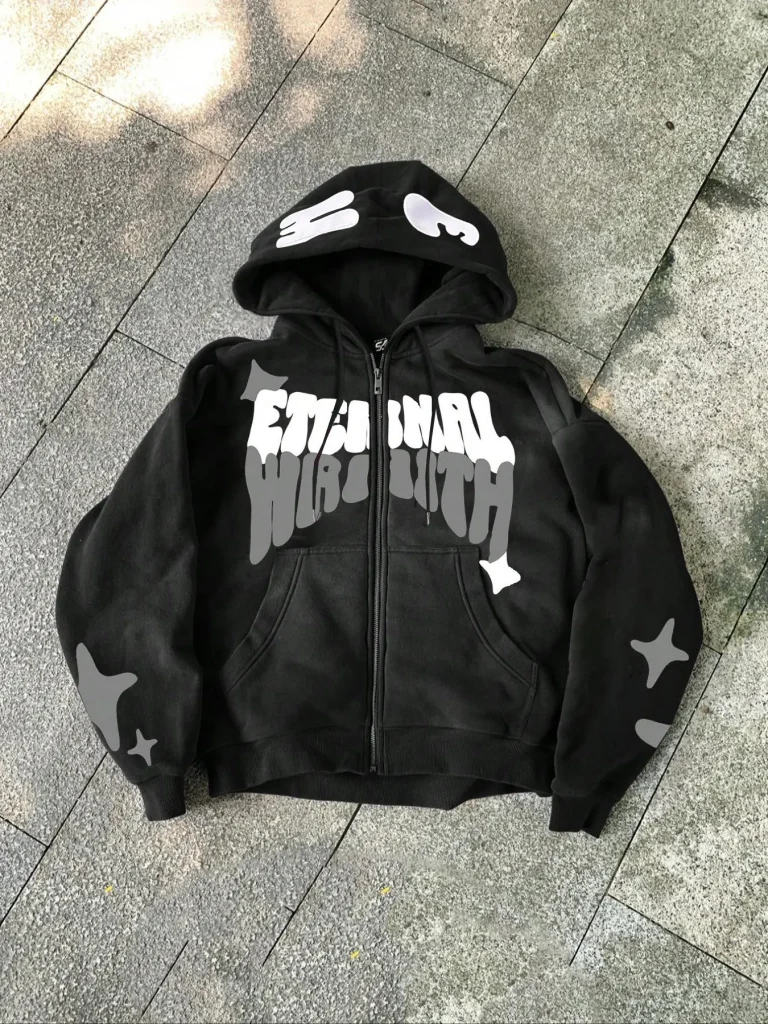 Essential Oversized Black Hoodie