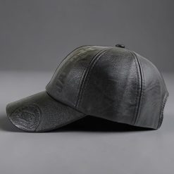 Executive Leather Baseball Cap – Hand-Selected Grain Series