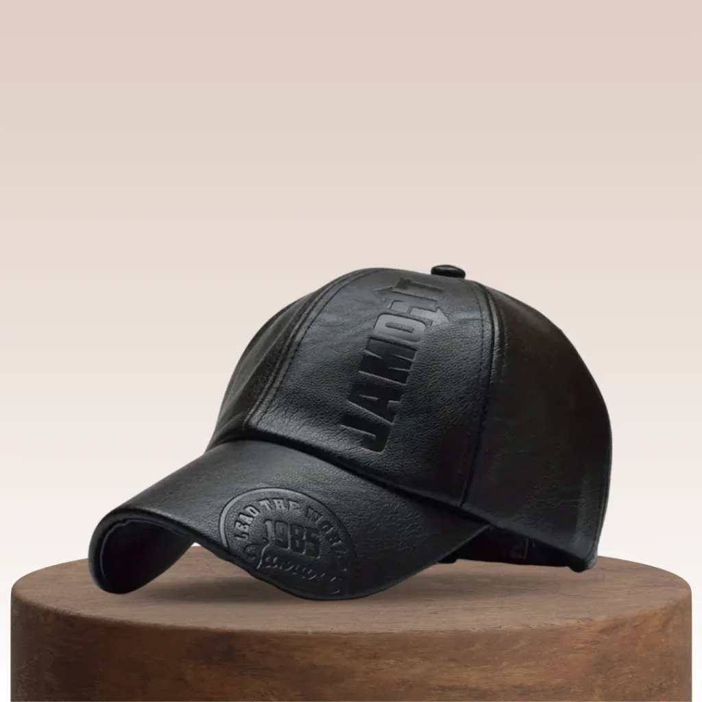 Executive Leather Baseball Cap